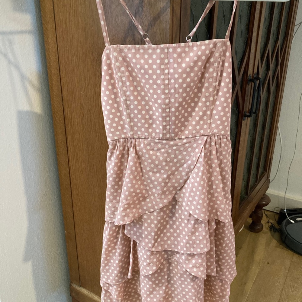 Alice & Olivia Pink purple polka dot
